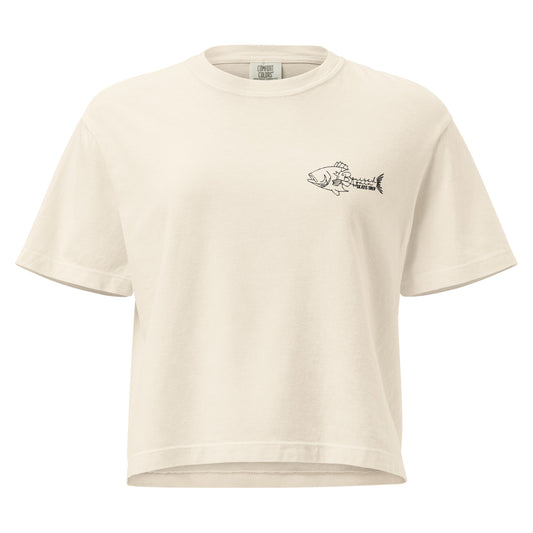Women’s SkeleScript Boxy Tee