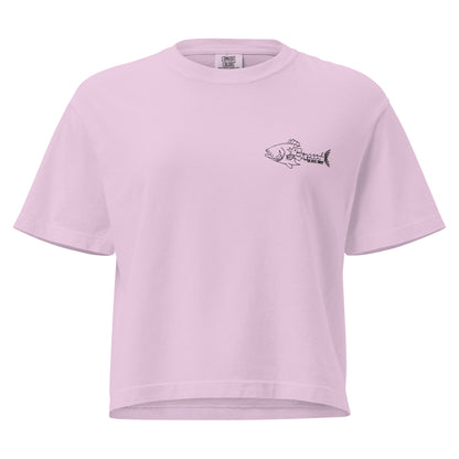 Women’s SkeleScript Boxy Tee